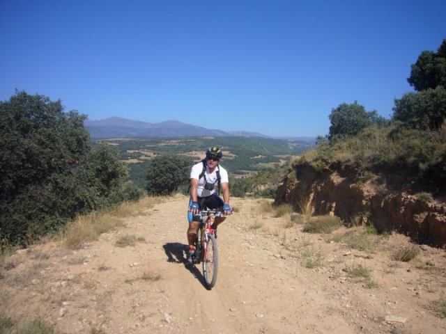  Riding a bike 
